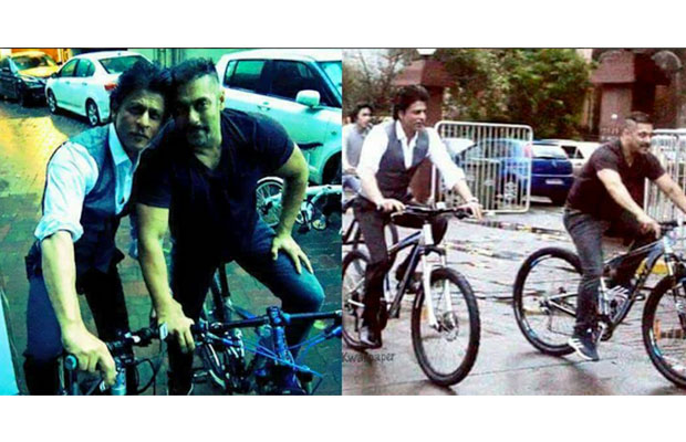 Photos: So Here’s What Made Salman Khan, Shah Rukh Khan, Aryan Khan Go On A Cycle Ride!
