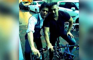 Salman Khan Said Something To Shah Rukh Khan On Their Bicycle Date!