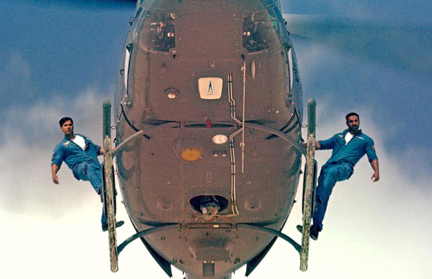 John Abraham And Varun Dhawan Had An Awesome Time Shooting The Helicopter Action Sequence!