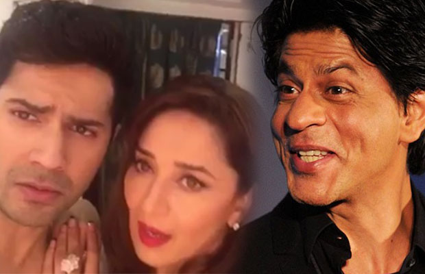 Epic! Shah Rukh Khan Trolls Madhuri Dixit And Varun Dhawan’s Dubsmash