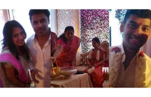 Tamil Actor Vikram's Daughter Akshita Gets Engaged To Manu Ranjith