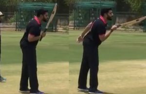 Abhishek Bachchan Imitates Virat Kohli In A Quirky Way!