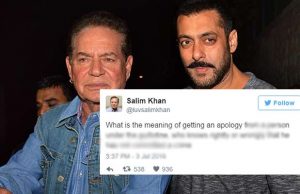Raped Woman Row: Salim Khan Is Irked And Regrets Apologising On Salman Khan's Behalf!
