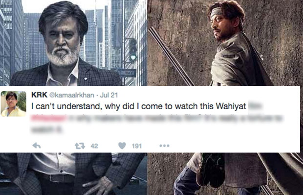 Kamaal R Khan’s SHOCKING Review About Rajinikanth’s Kabali And Irrfan Khan’s Madaari!