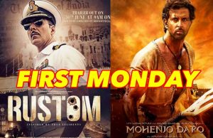 Box Office: Akshay Kumar's Rustom Vs Hrithik Roshan's Mohenjo Daro First Monday Collection