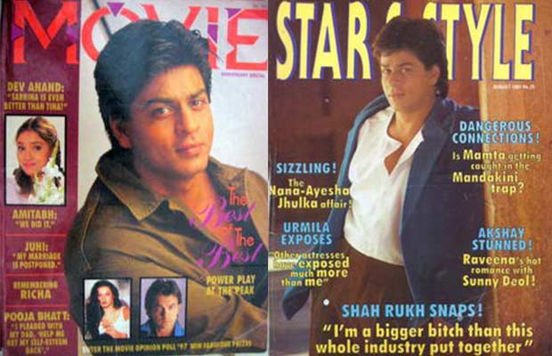 Have A Look How Shah Rukh Khan Rocked The Magazine Covers During The 90s