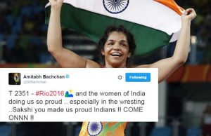 Rio Olympics 2016: Amitabh Bachchan, Akshay Kumar And Other Bollywood Stars Salute Sakshi Malik