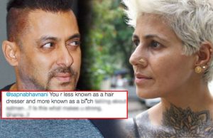 After Sapna Bhavnani Abuses Salman Khan, Twitterati Has A Shocking Reaction!