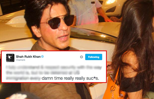 Shah Rukh Khan Gets Irked When Detained At US Airport, Tweets!