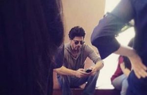 Is Shah Rukh Khan Playing Pokemon Go At Aryan's Orientation Programme? See Pic