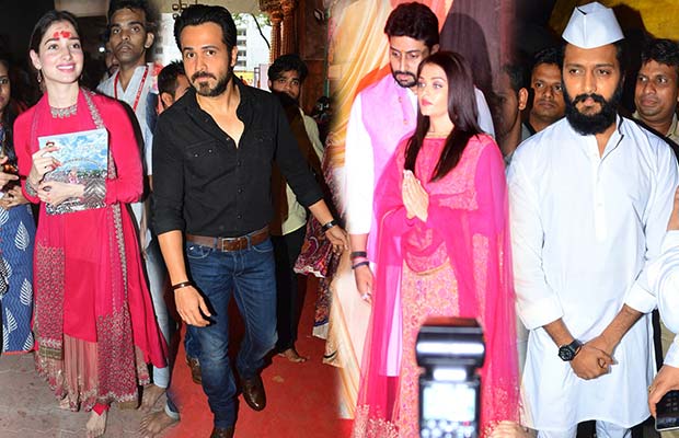 Aishwarya Rai Bachchan, Abhishek Bachchan, Riteish Deshmukh And Others In A Divine Mode For Ganesh Chaturthi