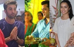 Photos: Salman Khan, Ranbir Kapoor, Shraddha Kapoor And Others Celebrate Ganesh Chaturthi