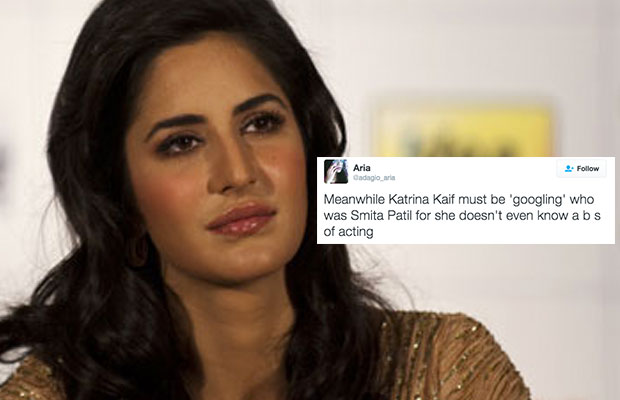 Katrina Kaif Gets Badly Trolled For Receiving The Smita Patil Memorial Award!