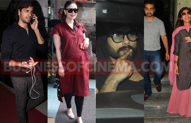 Kareena Kapoor Khan, Sidharth Malhotra, Shilpa Shetty And Shahid Kapoor Clicked