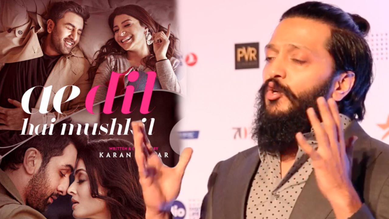Watch: Riteish Deshmukh’s Strong Reaction On Karan Johar’s Ae Dil Hai Mushkil Controversy!