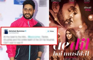 Abhishek Bachchan Finally Has This To Say To Aishwarya Rai Bachchan For Ae Dil Hai Mushkil!