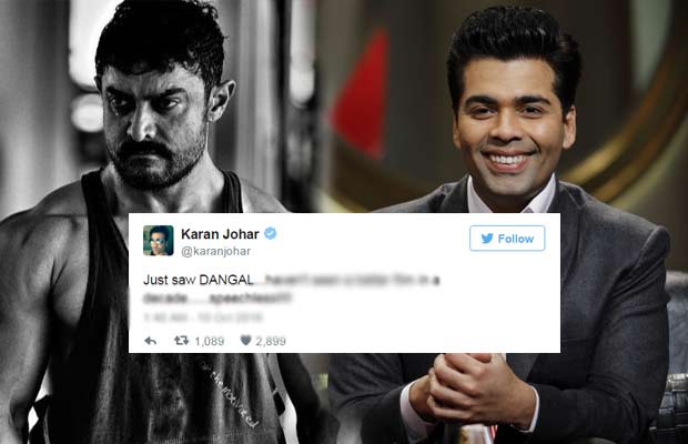 Karan Johar’s Review After Watching Aamir Khan’s Dangal!