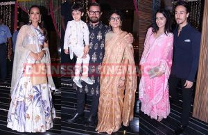 Photos: Sanjay Dutt, Shraddha Kapoor, Tiger Shroff And Others At Aamir Khan's Diwali Bash