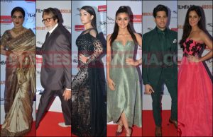 Aishwarya Rai Bachchan, Katrina Kaif, Alia Bhatt, Sidharth Malhotra And Others At Filmfare Glamour And Style Awards 2016
