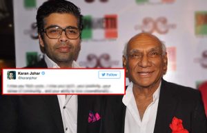 Karan Johar Gets Emotional About Late Yash Chopra