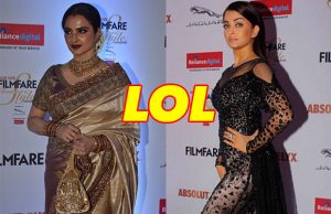 LOL! Rekha Takes Credits For Aishwarya Rai Bachchan's Beauty While Presenting Her The Award