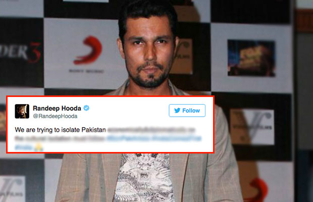 Randeep Hooda Reacts On The Ban On Pakistani Artistes In India
