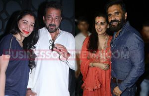 Watch: Suniel Shetty, Sanjay Dutt, Manyata Dutt And Others At Star-Studded Karva Chauth Party