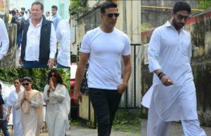 Photos: Akshay Kumar, Abhishek Bachchan And Others Attend Shilpa Shetty's Father's Funeral