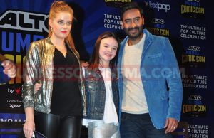 Photos: Ajay Devgn And Shivaay Team At Mumbai Comic Con