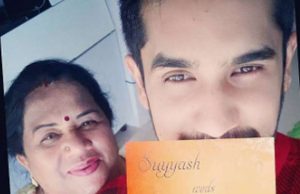 Kishwer Merchant's Boyfriend Suyyash Rai Poses With His Wedding Placard