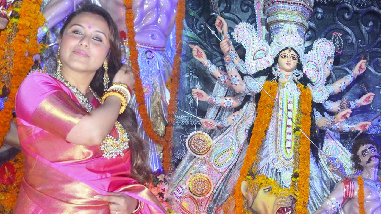 Uncut Video: Rani Mukerji At Durga Puja Celebrations