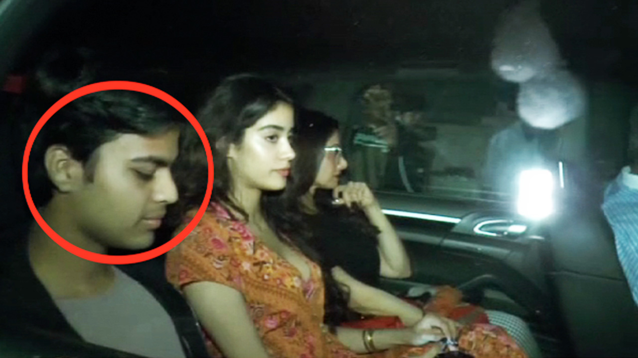 Watch: Sridevi’s Daughter Jhanvi Kapoor Appears With Boyfriend At Dear Zindagi Screening