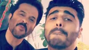 Anil Kapoor's Surprise To Arjun Kapoor On Mubarakan Sets!