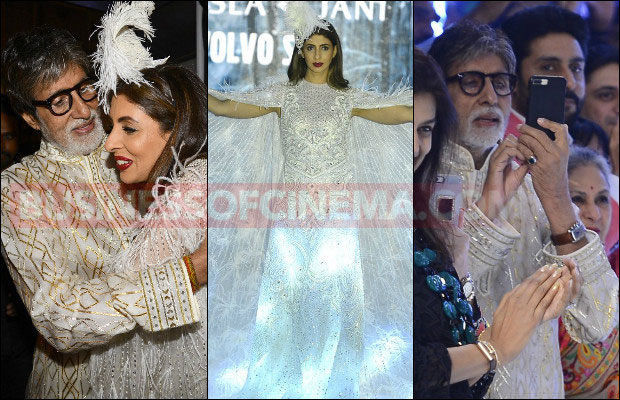Photos: Amitabh, Jaya, Abhishek Bachchan Cheer For Shweta Nanda As She Walks The Ramp, Aishwarya Gives It A Miss!