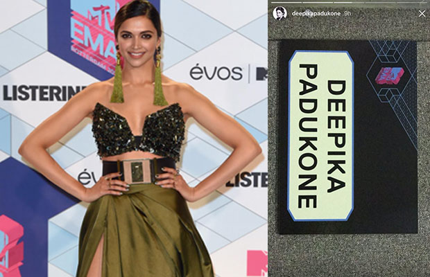 Deepika Padukone Debuts On Instagram Stories From The MTV EMA 2016