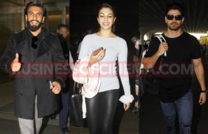 Airport Diaries: Jacqueline Fernandez, Ranveer Singh, Sooraj Pancholi And Other Spotted