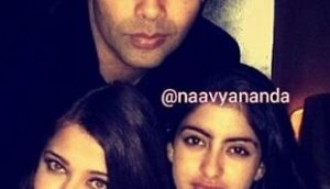 WOW! Navya Naveli Nanda Poses With Aunt Aishwarya And Karan Johar