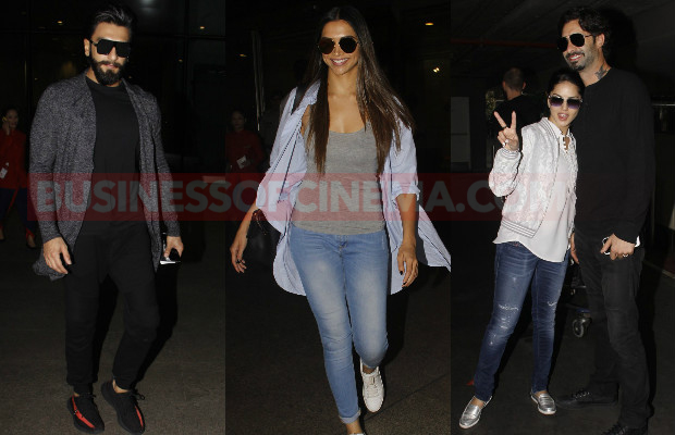 Airport Spotting: Deepika Padukone, Ranveer Singh At Their Casual Best!