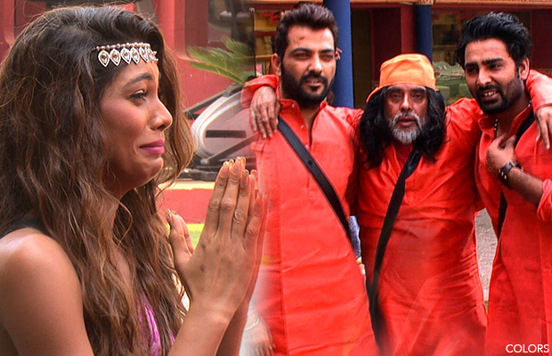 Bigg Boss 10: Manveer, Manu And Lopamudra Raut Pull Om Swami’s Leg