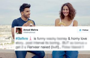 Watch: Here's How Fans Reacted After Watching Ranveer Singh's Befikre