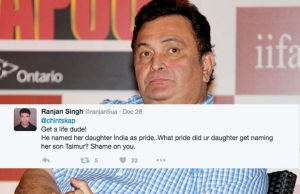 Rishi Kapoor Got Trolled For Comparing Jonty's Daughter India To Taimur