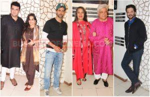 Hrithik Roshan, Anil Kapoor, Vidya Balan And Others At Javed Akhtar's 72nd Birthday Bash