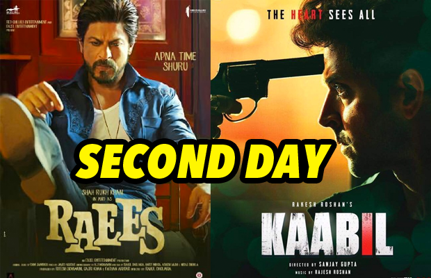 Box Office: Shah Rukh Khan’s Raees Vs Hrithik Roshan’s Kaabil Day 2 Collection!