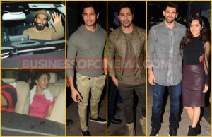 Photos: Ranveer Singh, Varun Dhawan And Others At Aditya Roy Kapur-Shraddha Kapoor Starrer OK Jaanu Screening!