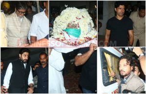 Photos: Amitabh Bachchan, Farhan Akhtar And Others Bid Adieu To Legendary Actor Om Puri