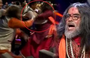 Bigg Boss 10: Om Swami Hit By Audience During The LIVE Debate Interview!