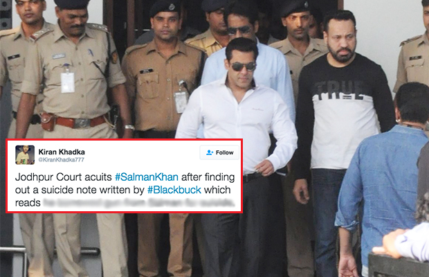 Shocking Twitter Reaction On Salman Khan’s Acquittal In Black Buck Case!