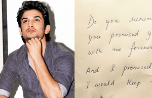 Sushant Singh Rajput's Touching Handwritten Letter For His Late Mother