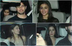 Photos: Alia Bhatt, Katrina Kaif, Jacqueline Fernandez And Others At Sidharth Malhotra's Star-Studded Birthday Bash!