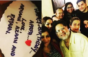 Photos: Arbaaz Khan And Malaika Arora Khan Meet At Her Father's Birthday